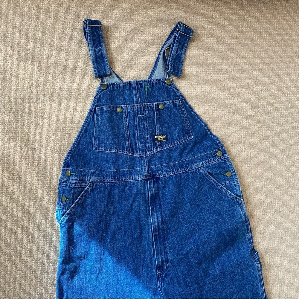 OshKosh Vestback Denim Overalls W38 L34 - Picture 3 of 13